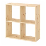IVAR hylla i furu, naturlig färg, rektangulär form, minimalistisk design