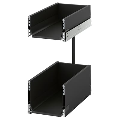 KNIVSHULT Utdragbar inredning, mörkgrå, 30 cm
