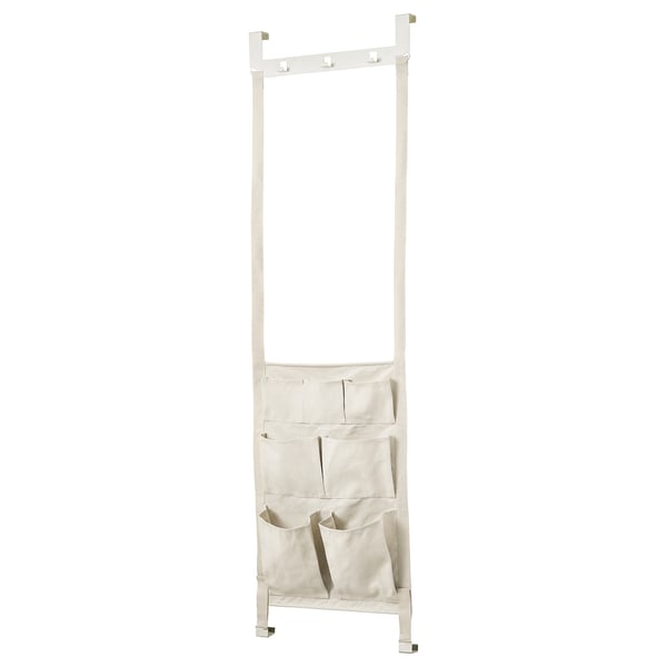KOMPISHÄNG Hängare för dörr, beige, 55 cm