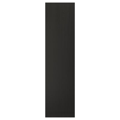 Svart träpanel