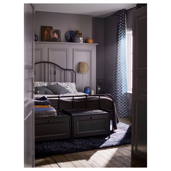 MÅNALG Vägglampa, starrgräs/handgjord