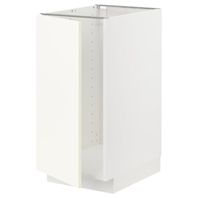 Ikea METOD vitt skåp, fyrkantigt, modern design.
