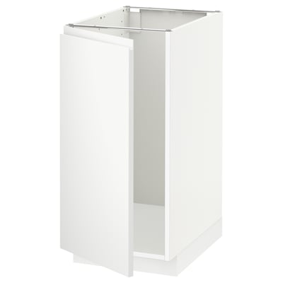 METOD: vitt köksskåp, modern, minimalistisk design.
