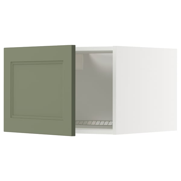 METOD väggskåp, grågrönt, fyrkantigt, modernt.