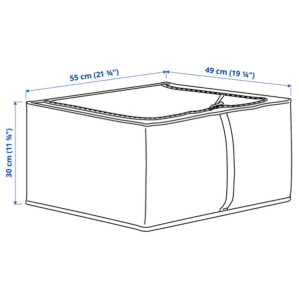 Illustration med mått för produkten: PÄRKLA.