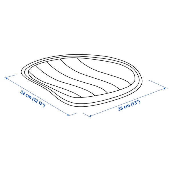Illustration med mått för produkten: PYNTEN.