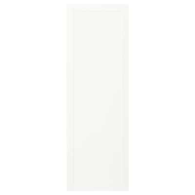 SANNIDAL dörr för platsa, vit, rektangulär, enkel design.