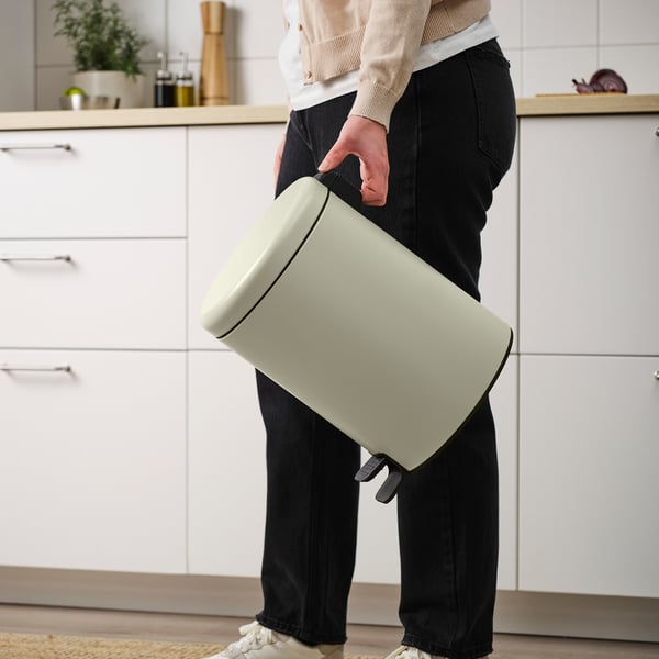 STENTRAPPA Pedalhink, ljust gråbeige, 9 l