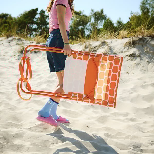 STRANDÖN Strandstol, klarorange