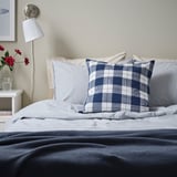 SVAMPFLY Kuddfodral, mörkblå, 50x50 cm