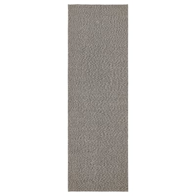 TIPHEDE: rektangel bomullsmatta. Neutrala färger. Strukturerad design.