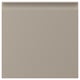 UPPLÖV moderna beige köksskåp har eleganta, fasade kanter och integrerade handtag för ett minimalistiskt utseende.