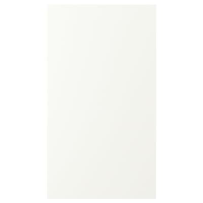 VALLSTENA vitt köksskåp, slät yta, fyrkantig form, enkel design.