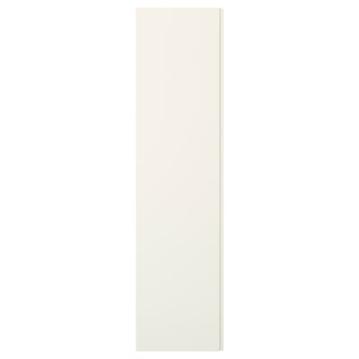 VIKANES vit låda, elegant, modern, rektangulär, med integrerat spårhandtag, minimalistisk design.
