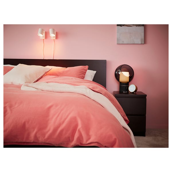 Angslilja Housse De Couette Et 2 Taies Brun Rouge Clair 240x220 65x65 Cm Ikea
