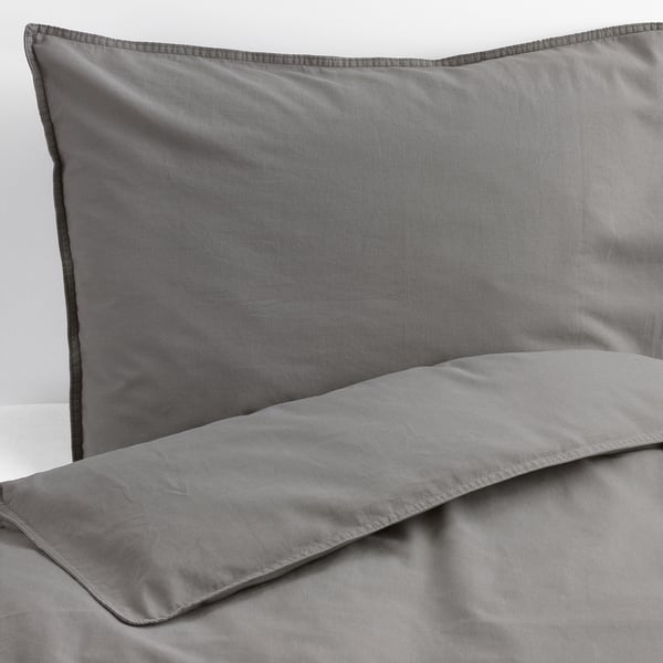 Angslilja Housse Couette 2 Taies Gris 260x240 65x65 Cm Ikea Housse de couette 260x240 et parure de couette de qualité. angslilja housse de couette et 2 taies gris 260x240 65x65 cm