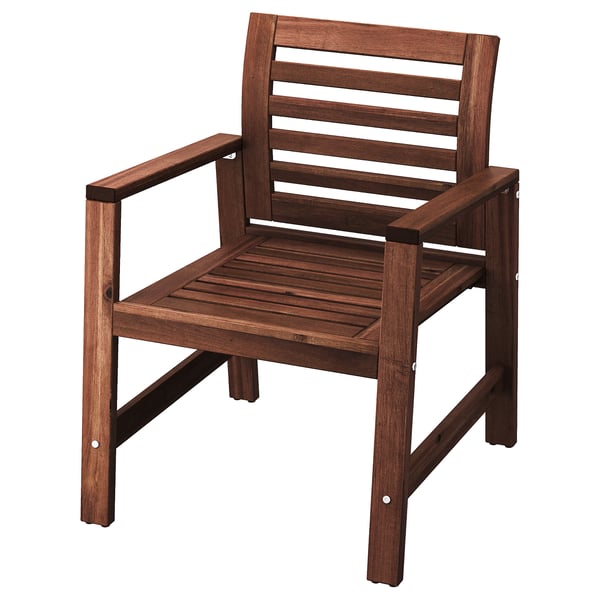 Applaro Chaise Avec Accoudoirs Teinte Brun Ikea Ikea