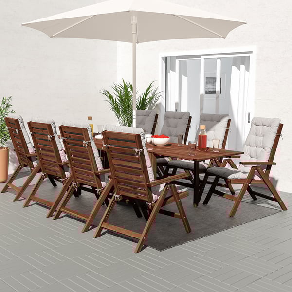 PPLAR Table rabat ext rieur teint brun IKEA PPLAR Table rabat ext rieur teint brun IKEA