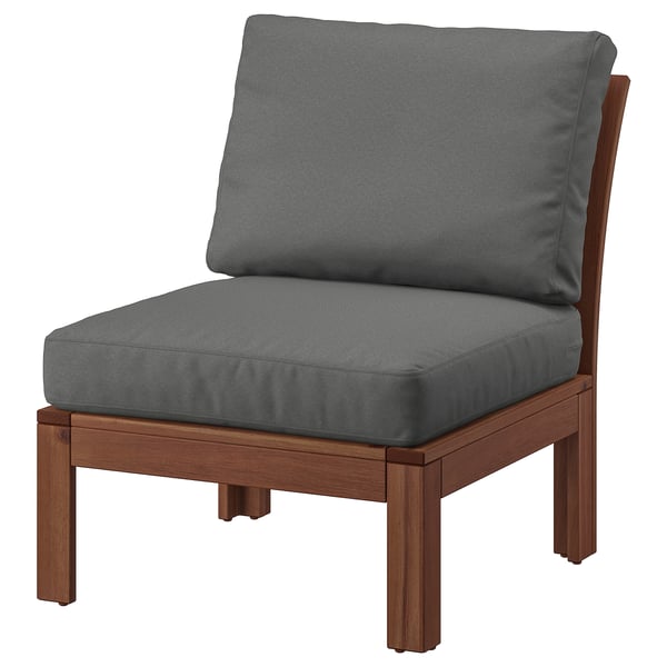 Applaro Fauteuil Exterieur Teinte Brun Froson Duvholmen Gris Fonce Ikea