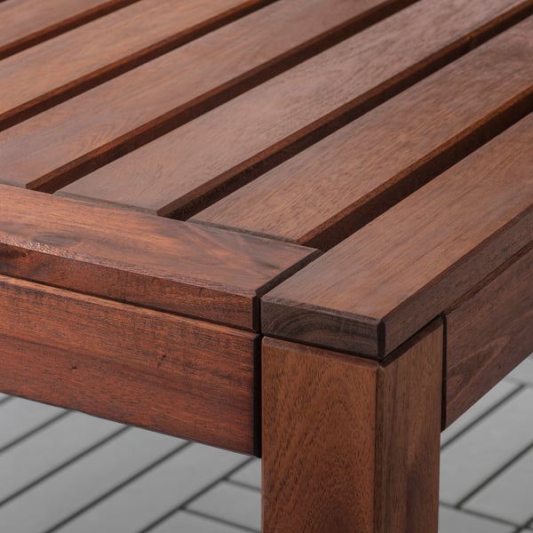 Applaro Table Exterieur Teinte Brun 140x140 Cm Ikea