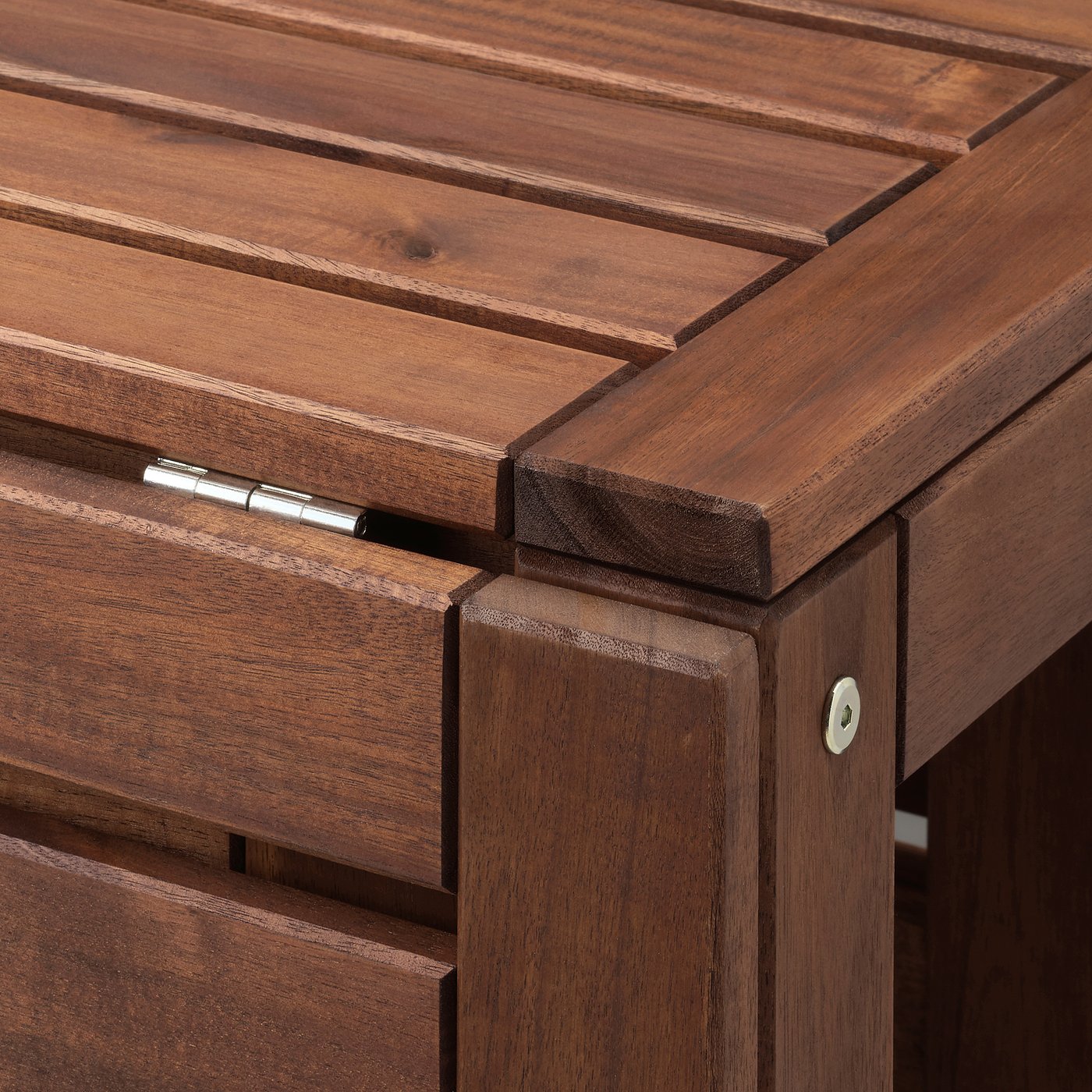 Applaro Table Pliante Exterieur Teinte Brun Ikea