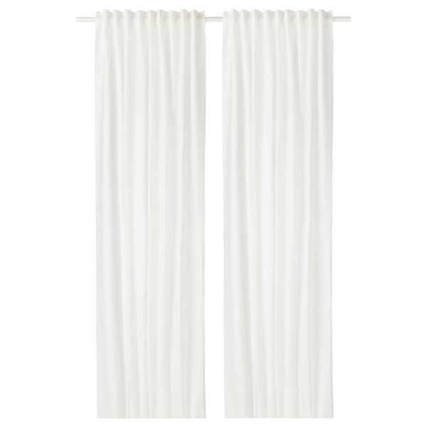 A Quelle Temperature Laver Des Rideaux Blancs Aina Rideaux 2 Pieces Blanc 145x300 Cm Ikea