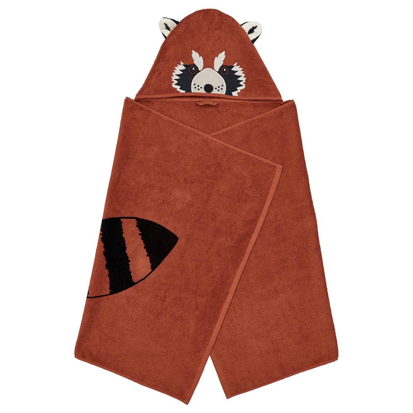 ALPTALL Serviette Capuche Panda Roux IKEA alptall-serviette-capuche-panda-roux-ikea