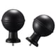 ALVARSTÅNDS Embouts, 1 paire, noir