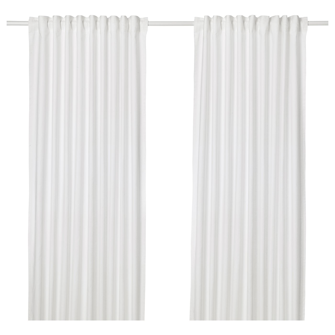 Lot De 2 Rideaux Filets Vintage Années 50-60 - Blanc, 1.25m Haut X 1.40m Large, Bon état, Fabriqué En France