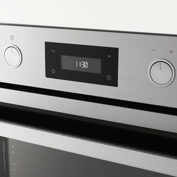 ANRÄTTA Four air pulsé fonction pyrolyse acier inoxydable IKEA