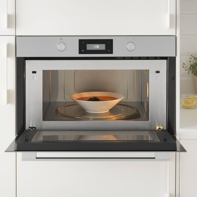ANRÄTTA Four à microondes, acier inoxydable IKEA