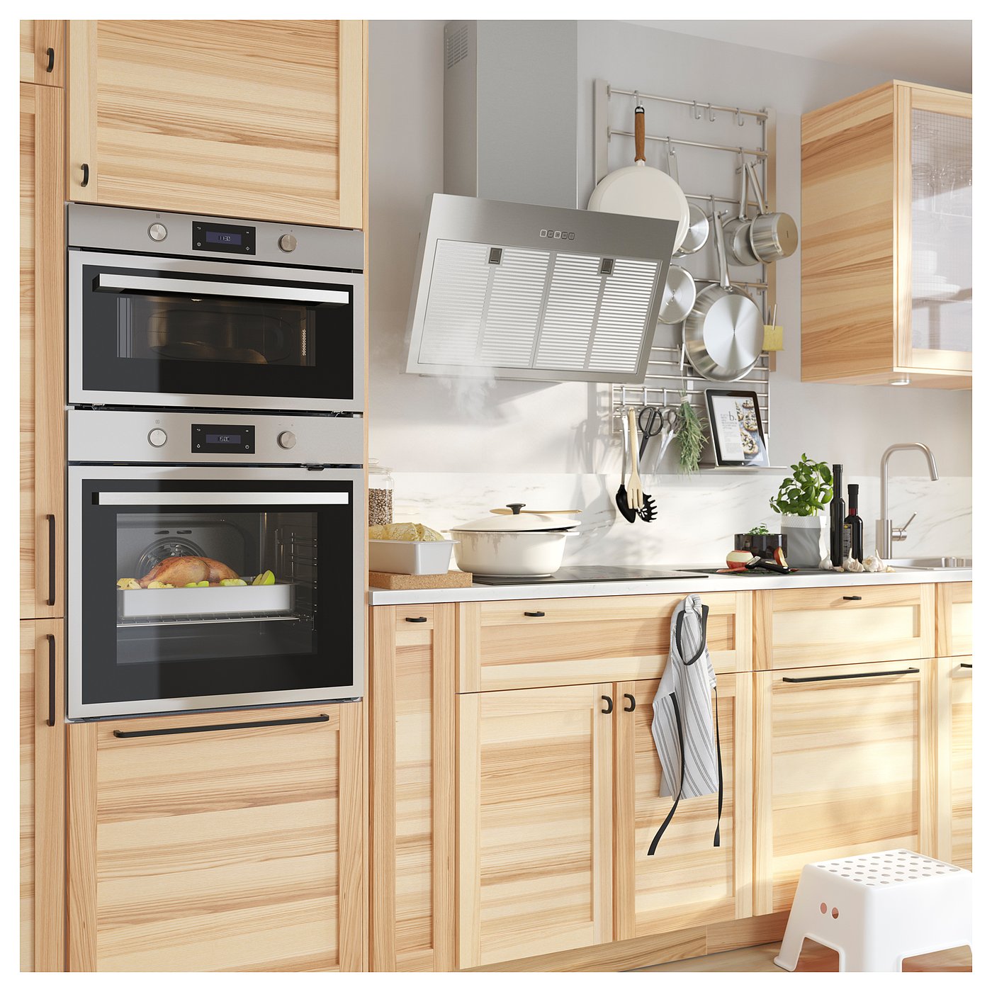 ANRÄTTA Four à microondes acier inoxydable IKEA