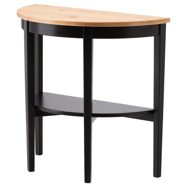 Arkelstorp Table Demi Lune Noir 80x40x75 Cm Ikea
