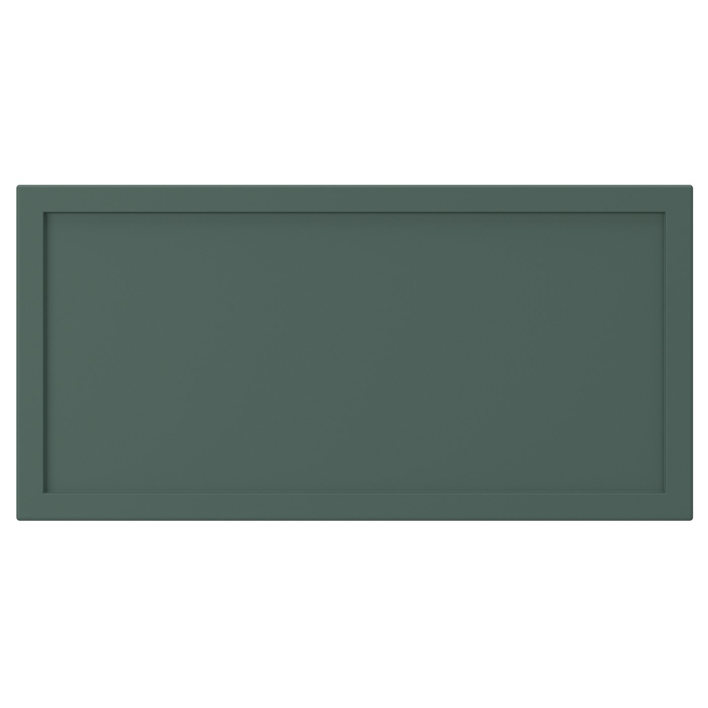 ASPUDDEN Face de tiroir - gris-vert foncé 40x20 cm