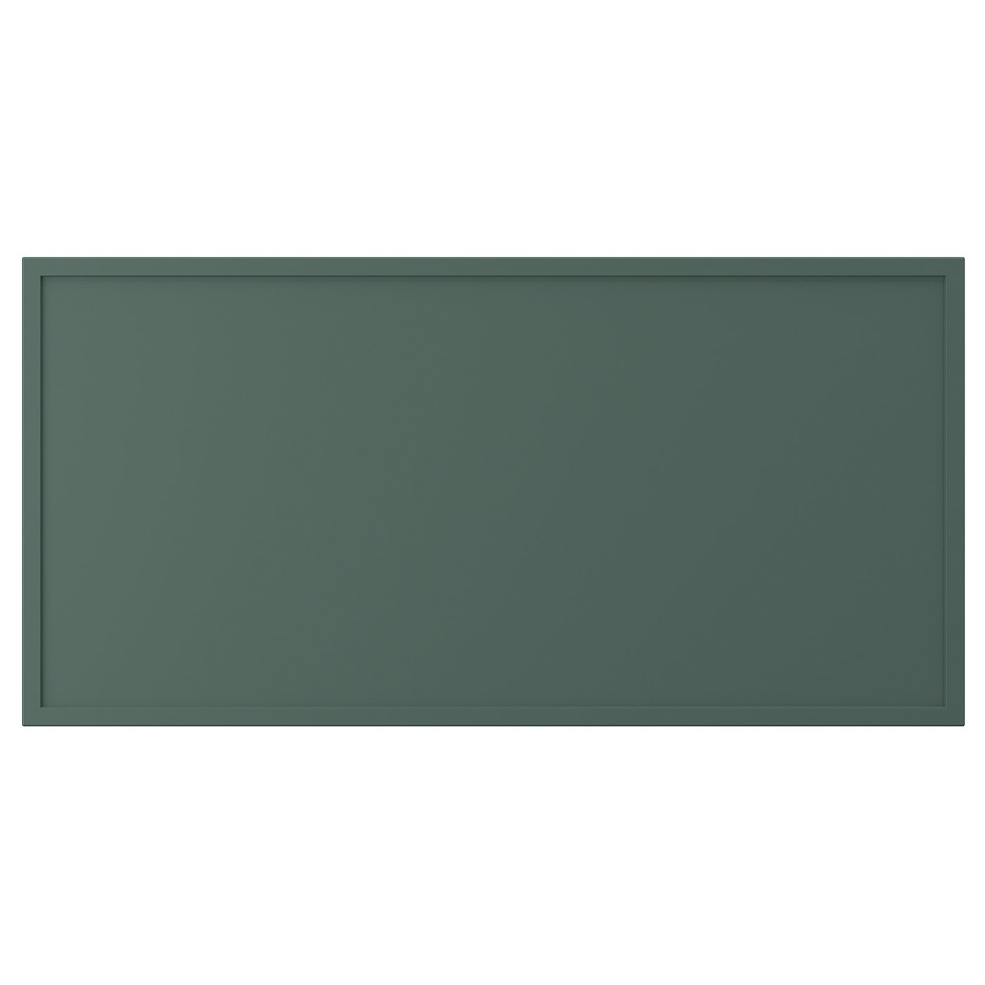 ASPUDDEN Face de tiroir - gris-vert foncé 80x40 cm