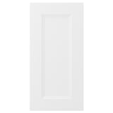 Porte AXSTAD, blanche, fibreuse, panneau encastré, design moderne/traditionnel.
