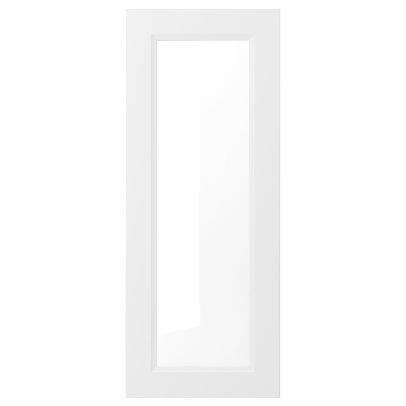 AXSTAD Porte vitrée - blanc mat 40x100 cm