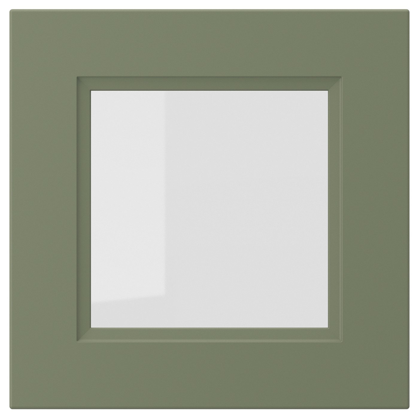 AXSTAD Porte vitrée - gris vert 40x40 cm