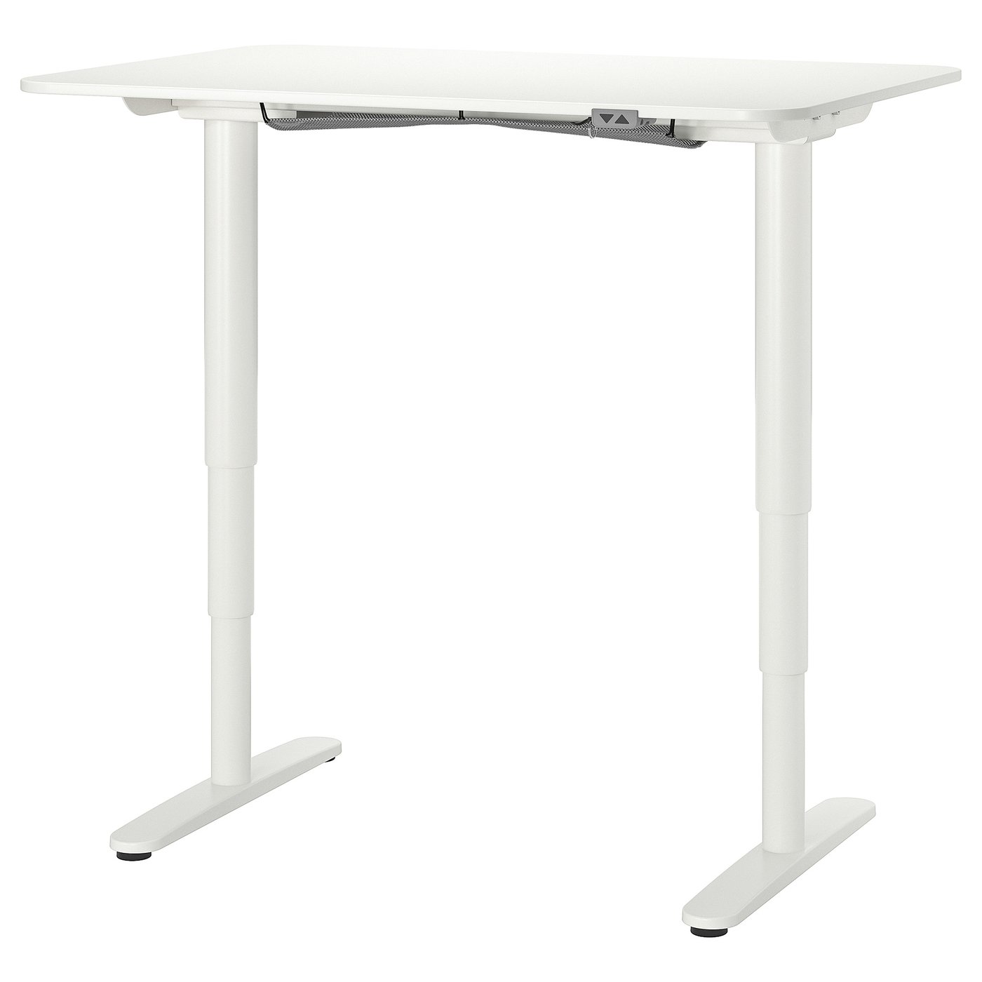 Bekant Bureau Assis Debout Blanc 120x80 Cm Ikea