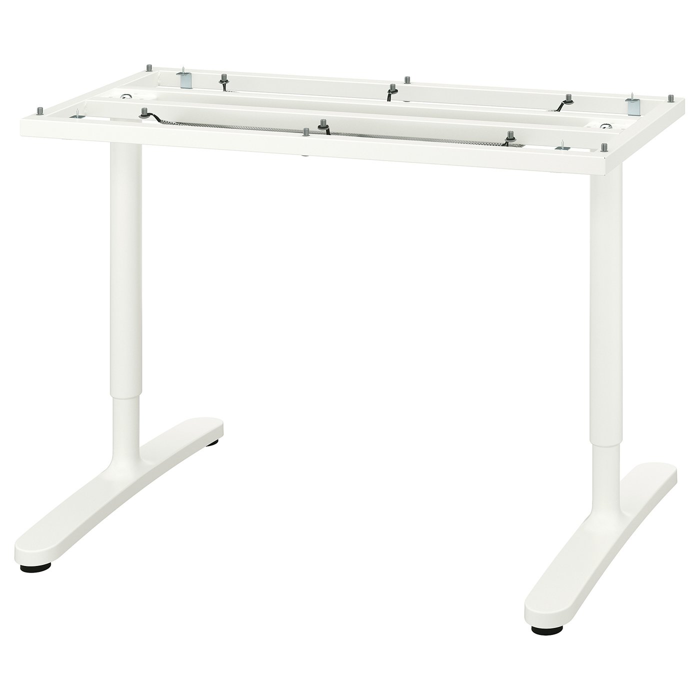 BEKANT Piètement pour plateau - blanc 120x80 cm