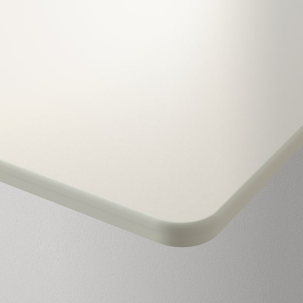 bekant plateau de table blanc 140x140 cm ikea