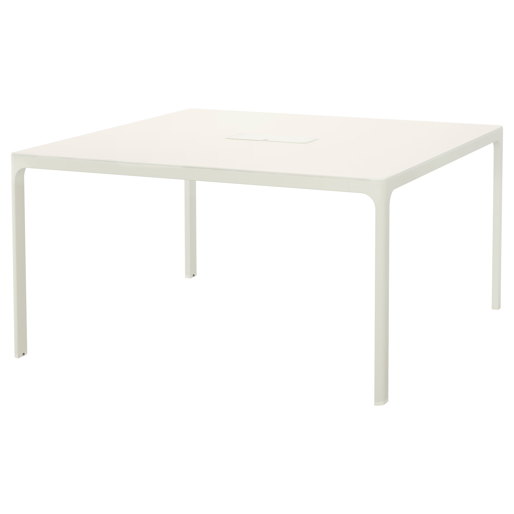 BEKANT Structure de plateau de table, blanc, 140x140 cm IKEA