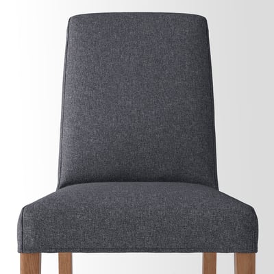 Lot De 6 Chaises De Salle à Manger IKEA HENRIKSDAL - Housses Longues En Velours Bleu DJUPARP - Occasion