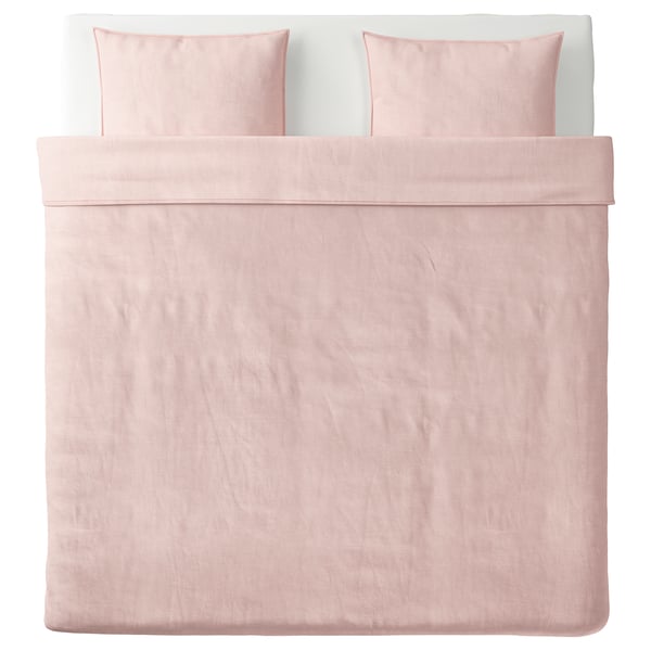 Bergpalm Housse Couette 2 Taies Rose Rayure 240x220 65x65 Cm Ikea 240x220 cm en très bon état. ikea