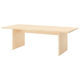 BERGSHYTTAN Table, effet teinté plaqué bouleau, 240x93 cm