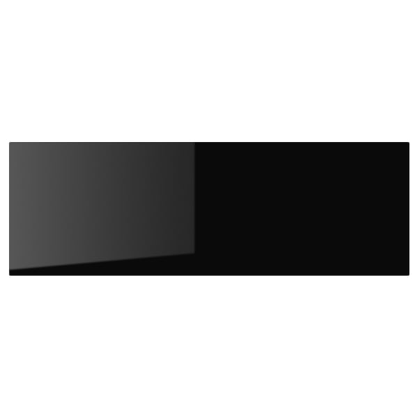 BESTÅ Plateau supérieur, verre noir, 120x40 cm