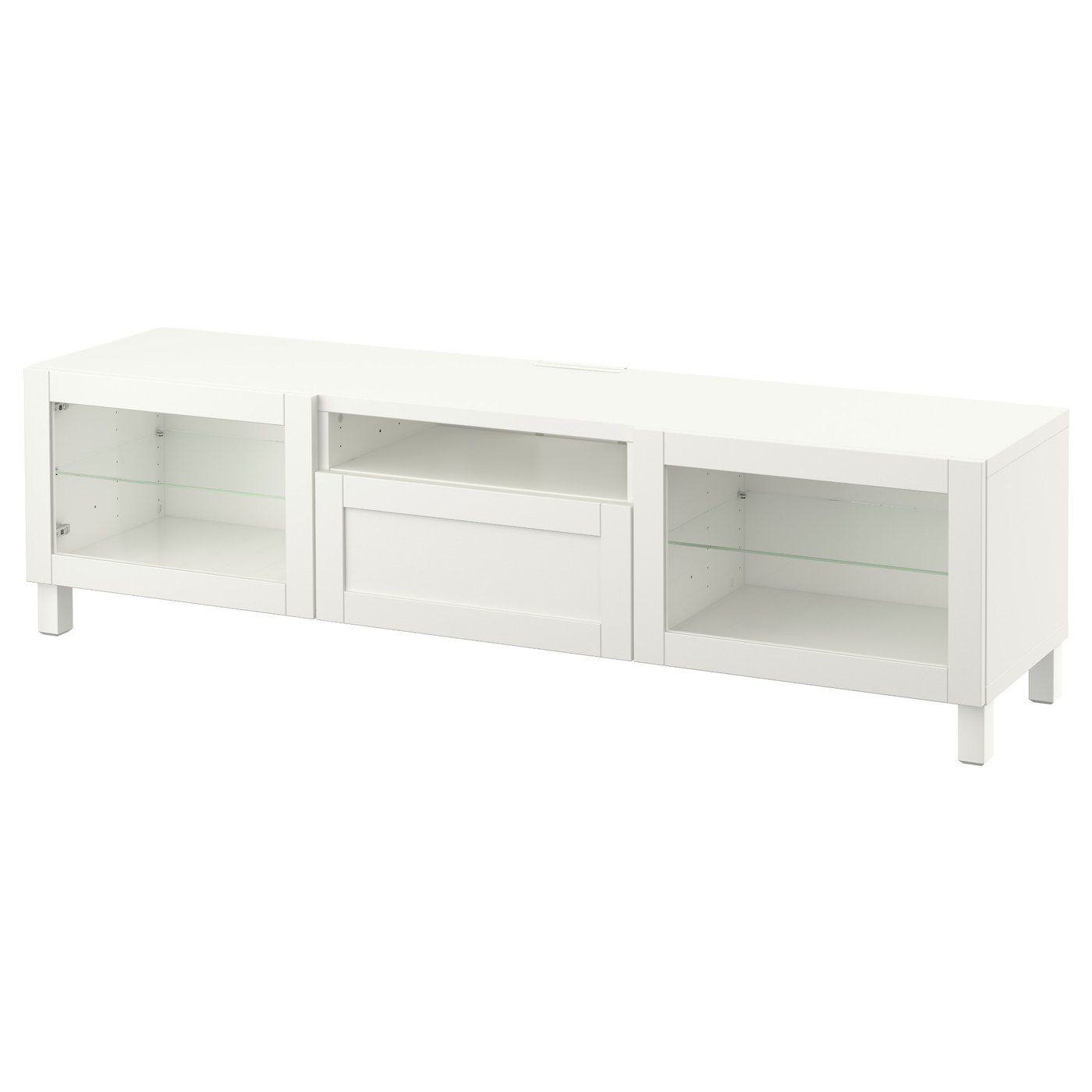 Meuble Tv Ikea Bestå 180 Cm Blanc