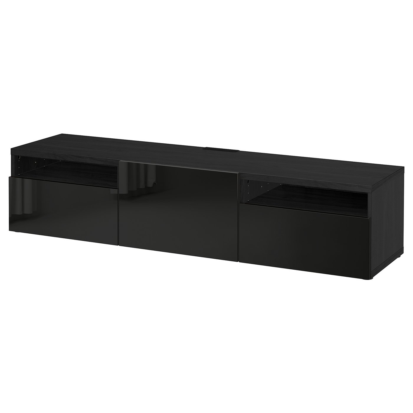 Meuble Tv Ikea Bestå 180 Cm Noir