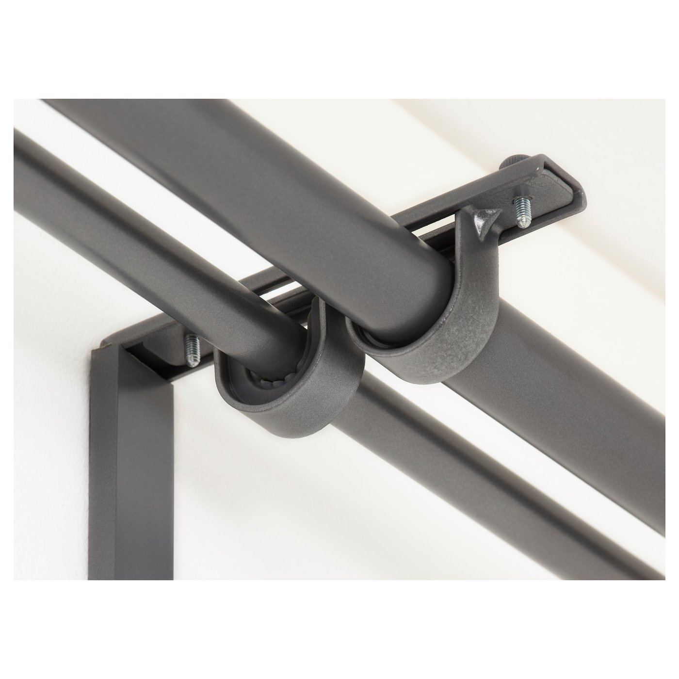 Fixation Tringle Rideau Sur Coffre Volet Roulant Betydlig Support De Tringle A Rideau Couleur Argent Ikea