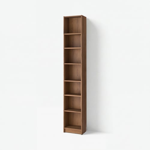 BILLY Bibliothèque avec surmeuble, brun motif noyer, 40x28x237 cm